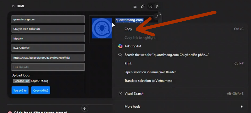 How to create an Email Signature Generator using ChatGPT Picture 9