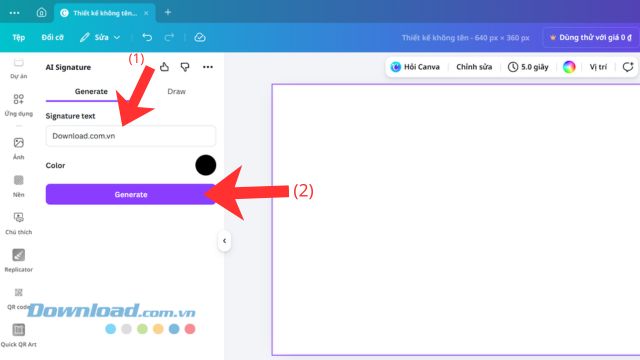 images 3 of How to create a signature using AI Signature on Canva