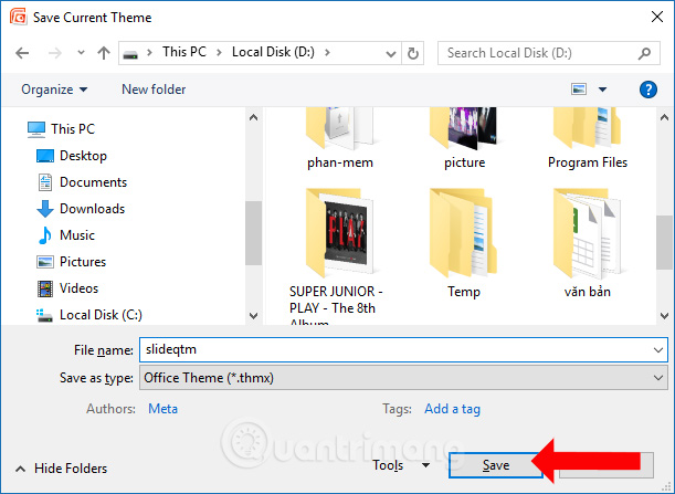 How to create a Slide Master on PowerPoint - Create a new theme for the slide Picture 13