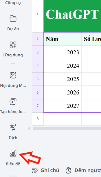 How to create a spreadsheet chart in Canva Sheets Picture 2