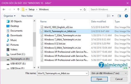 How to create a USB containing Windows 10, 8, 7, XP installation at the same time Picture 15