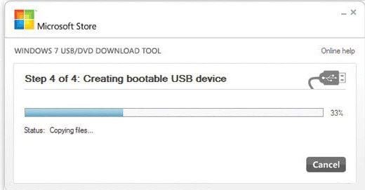 How to create a USB to install Windows using Windows 7 USB Download Tool Picture 6