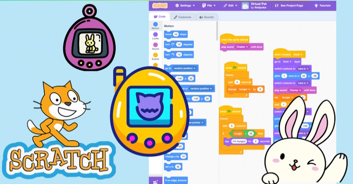 images 1 of How to create a virtual pet game in Scratch