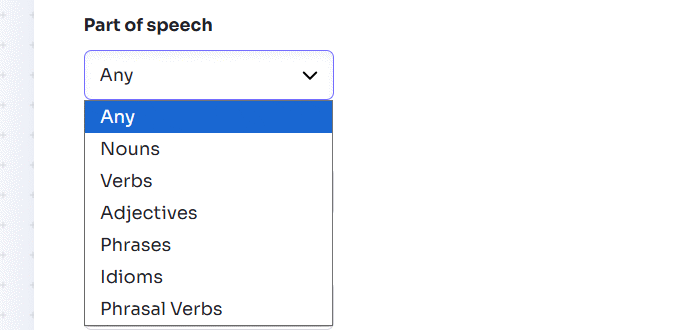 Picture 3 of How to create a vocabulary list for a topic using Twee