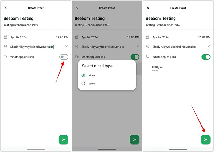 How to create a WhatsApp community group event Picture 3
