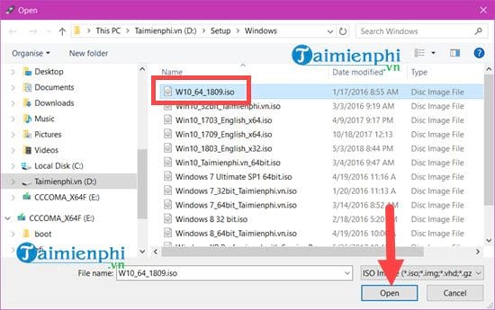 Picture 4 of How to create a Windows 10 October 2018 Version 1809 installation USB