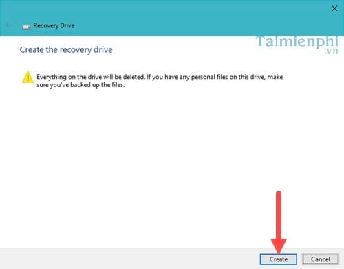 How to create a Windows 10 recovery USB when it fails Picture 6