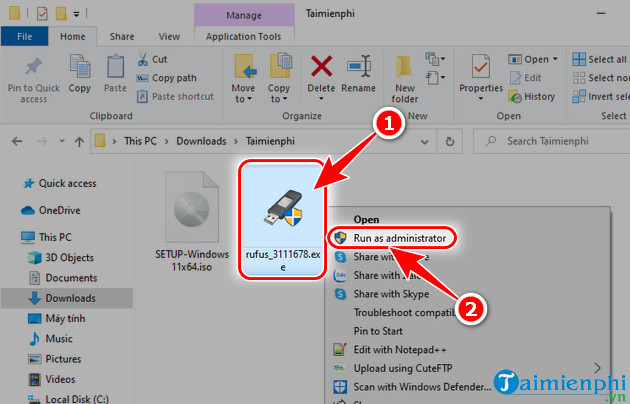 Picture 2 of How to create a Windows 11 installation USB using Rufus and Media Creation Tool.