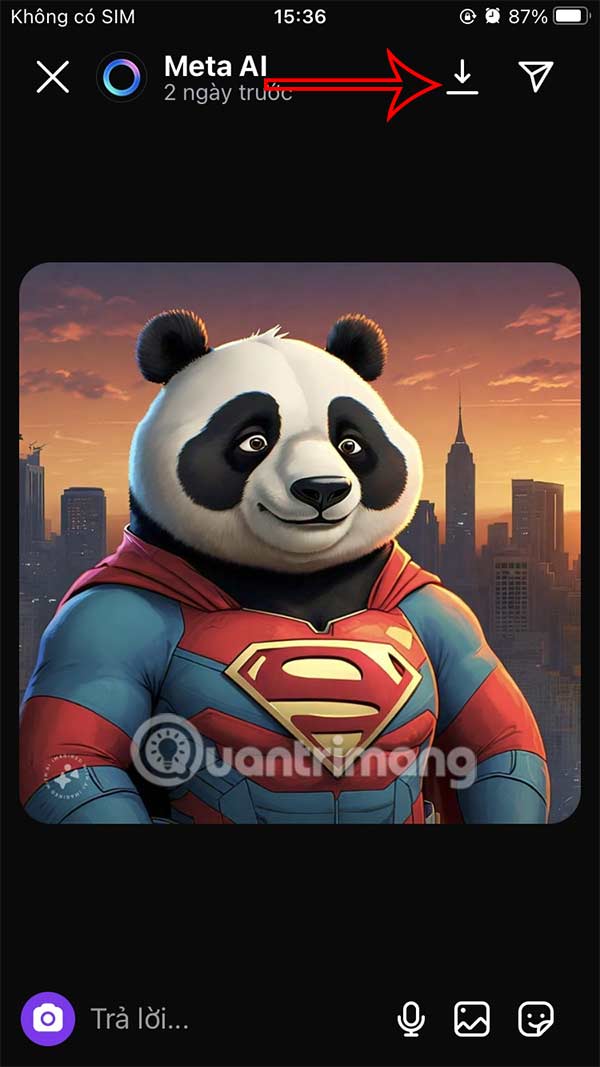 How to create AI images in Instagram chat Picture 7