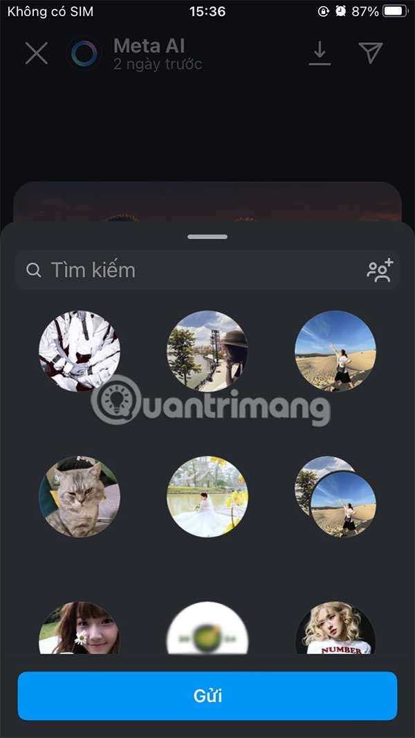How to create AI images in Instagram chat Picture 8