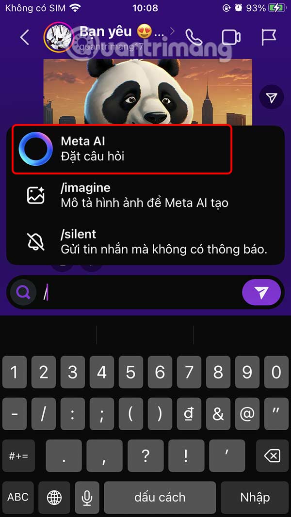 How to create AI images in Instagram chat Picture 9