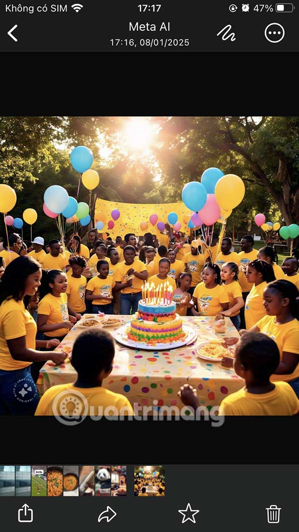 How to create AI images in WhatsApp chat Picture 8