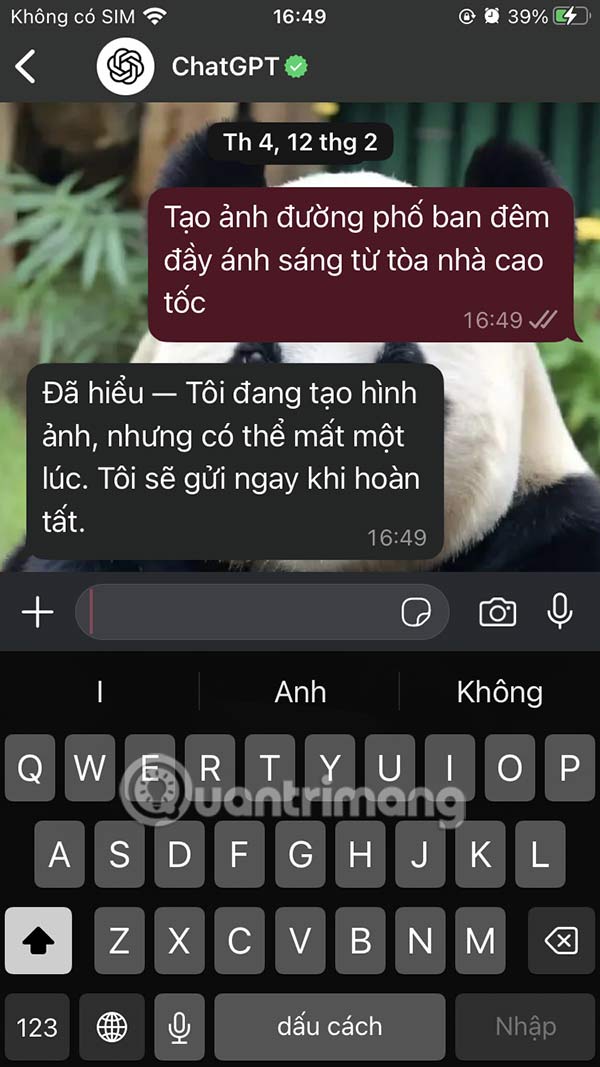 How to create AI images using ChatGPT on WhatsApp Picture 3