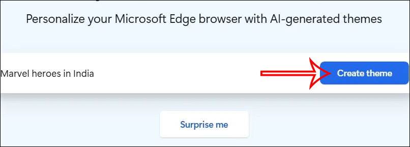 How to create AI themes for Microsoft Edge Picture 1