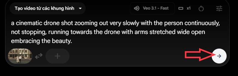 How to create AI videos shot with drones on Google Flow Picture 4