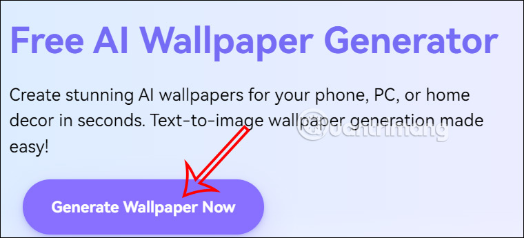 How to create AI wallpapers on AI Wallpaper Picture 1