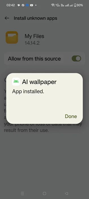 How to create AI wallpapers on Android Picture 3