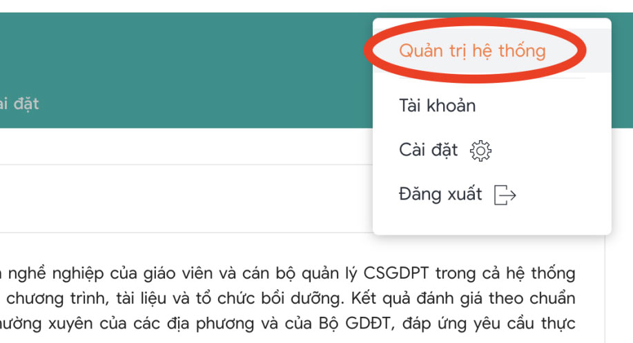 How to create a teacher account on the Temis system Picture 1