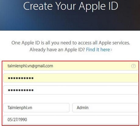 How to create an Apple ID, register for an Apple ID Store iPhone account Picture 10