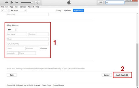 How to create an Apple ID, register for an Apple ID Store iPhone account Picture 21