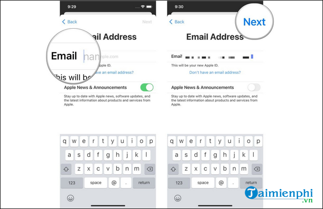 How to create an Apple ID, register for an Apple ID Store iPhone account Picture 7