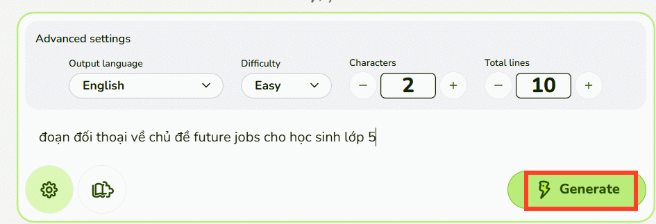 images 4 of How to create an English review conversation on Educaplay