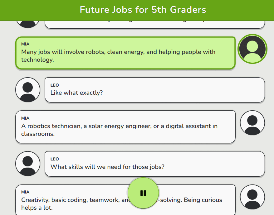 images 6 of How to create an English review conversation on Educaplay