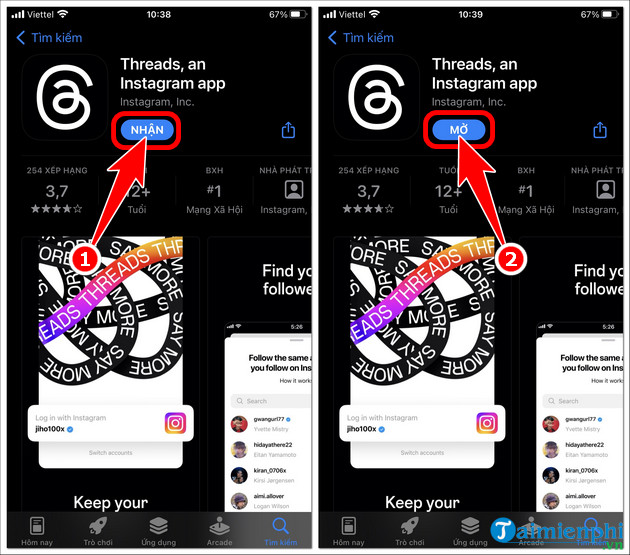 Picture 2 of How to create an Instagram Threads account, register a new Threads account using Instagram.