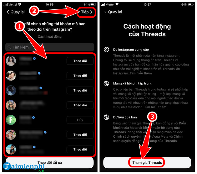Picture 6 of How to create an Instagram Threads account, register a new Threads account using Instagram.