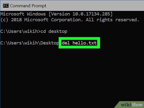 How to Create and Delete Files or Folders from Windows Command Prompt Picture 15