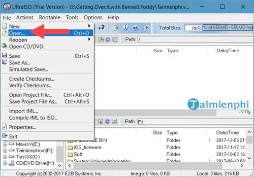 How to create and edit ISO files with UltraISO Picture 10