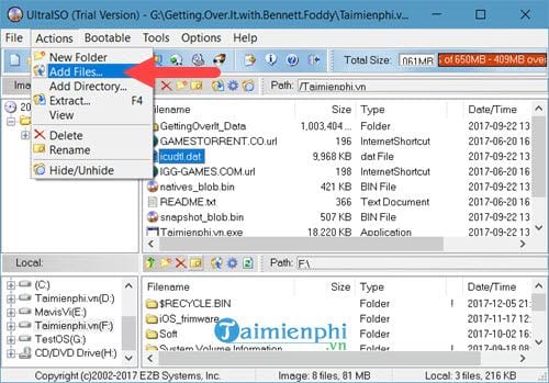How to create and edit ISO files with UltraISO Picture 12
