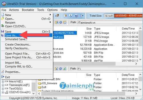How to create and edit ISO files with UltraISO Picture 15