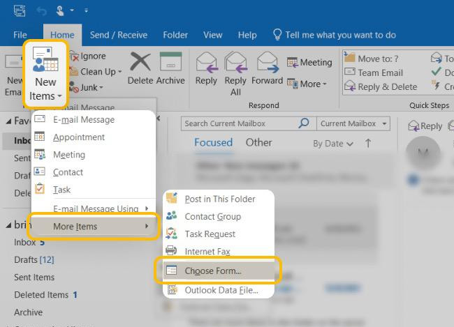 Picture 5 of How to create and use email templates in Outlook