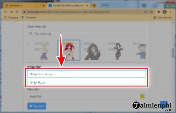 How to create anime Facebook cover photo Picture 3