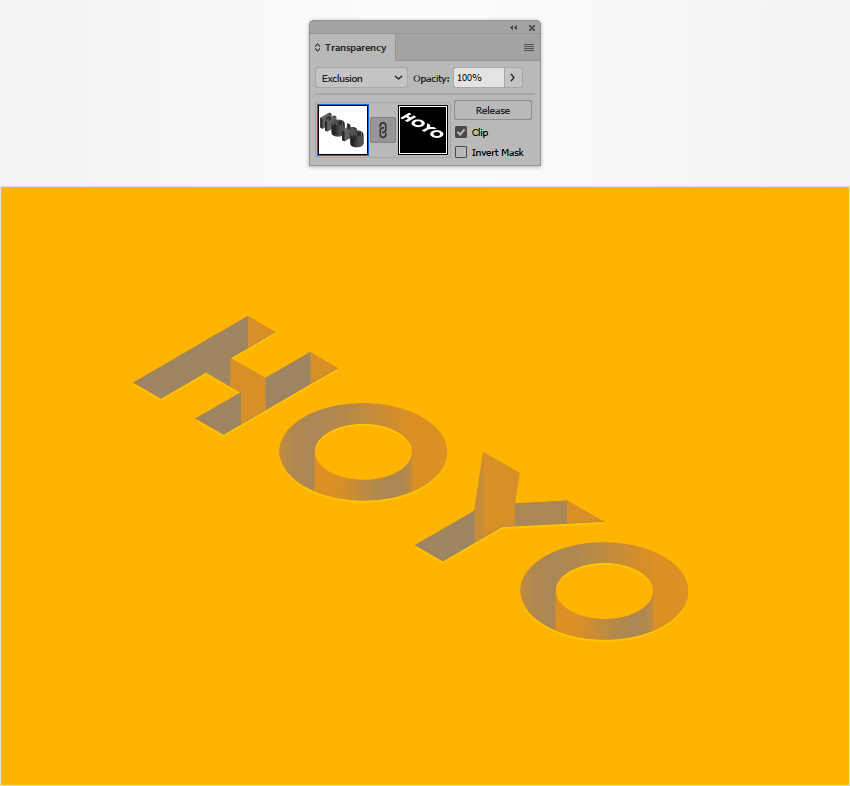 How to create beautiful 3D text using Illustrator Picture 13