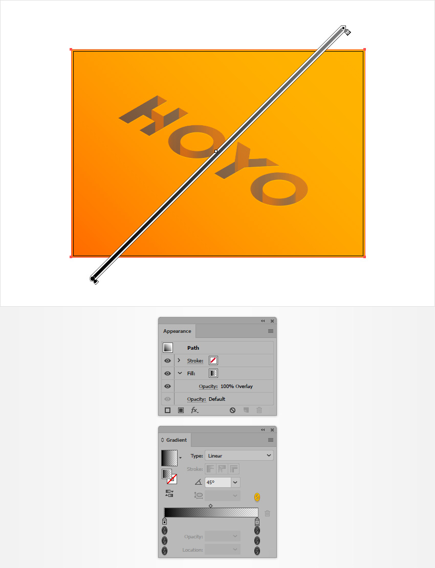How to create beautiful 3D text using Illustrator Picture 14