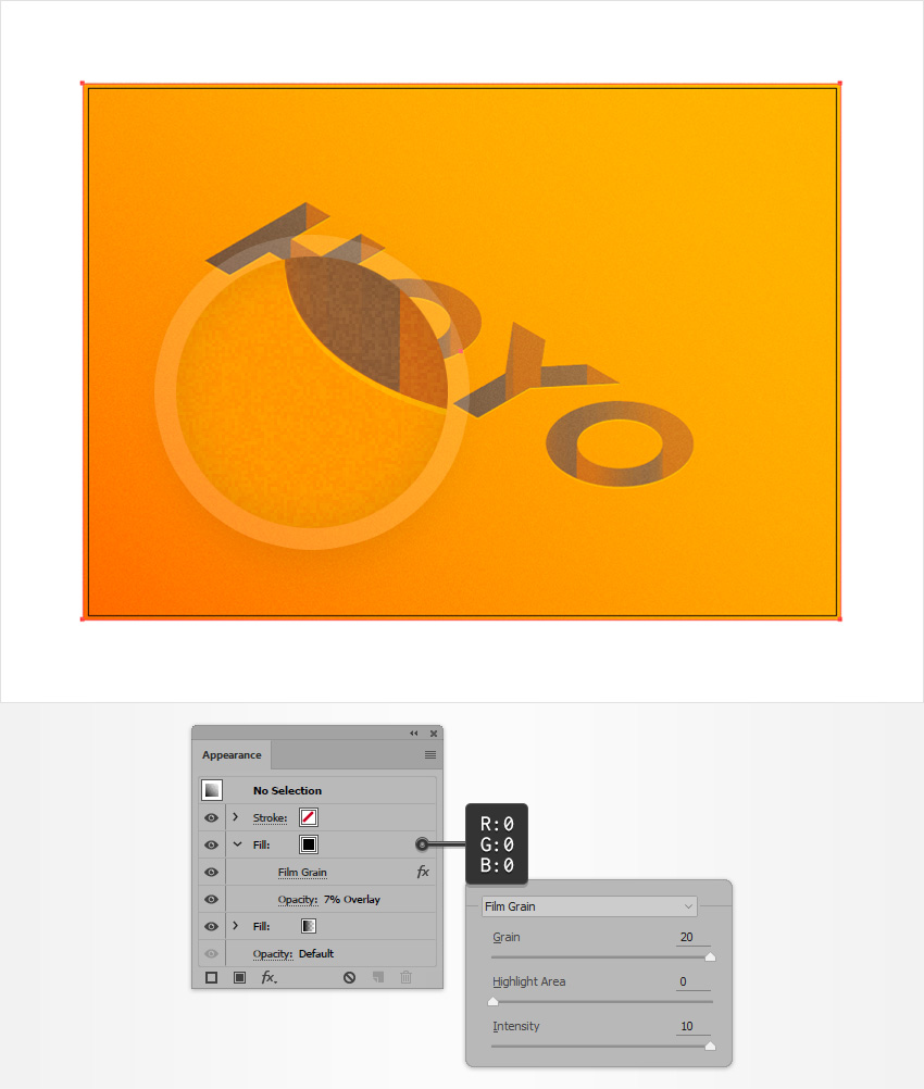 How to create beautiful 3D text using Illustrator Picture 15