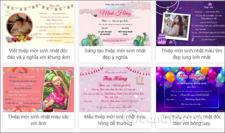 How to create birthday invitations on computer, phone Picture 1
