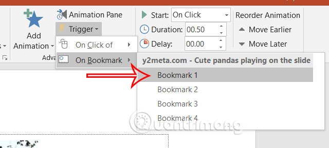 How to create bookmarks for videos in PowerPoint Picture 8