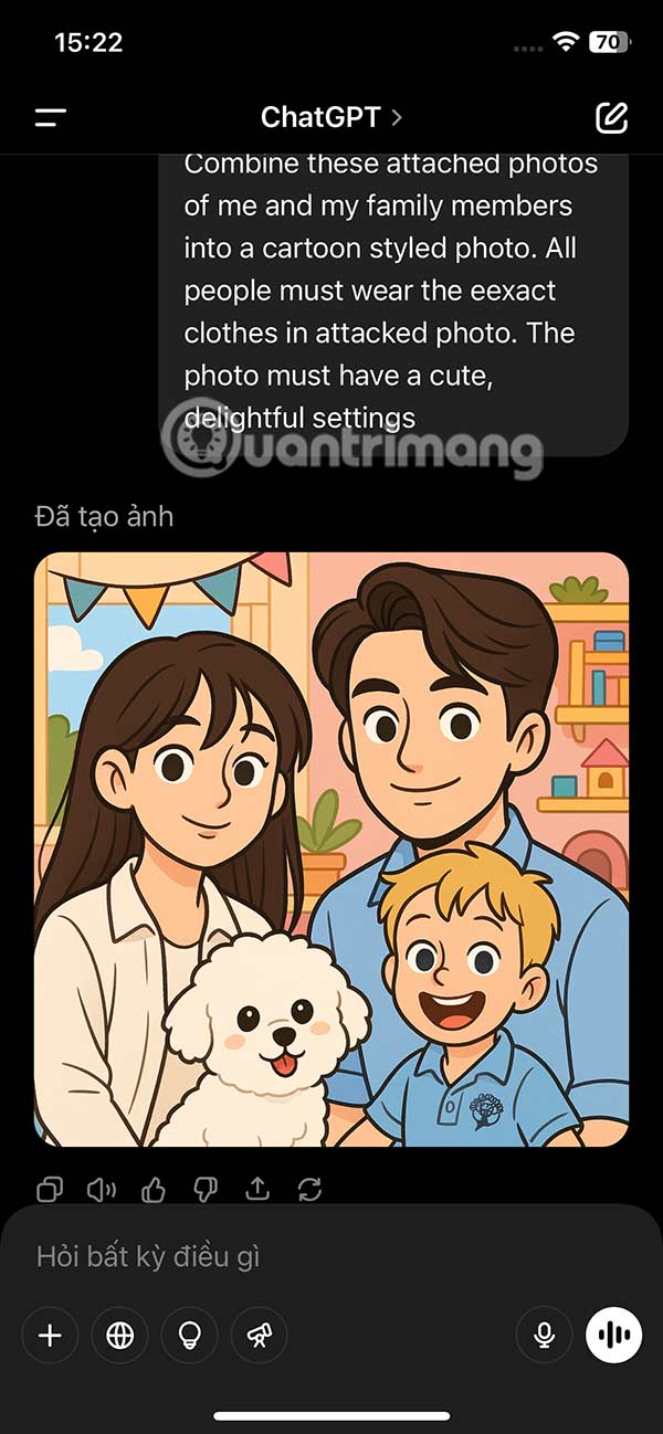 How to create cartoon style family photos on ChatGPT Picture 4