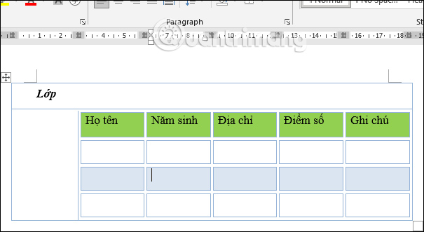 How to create cell spacing in a Word table Picture 5