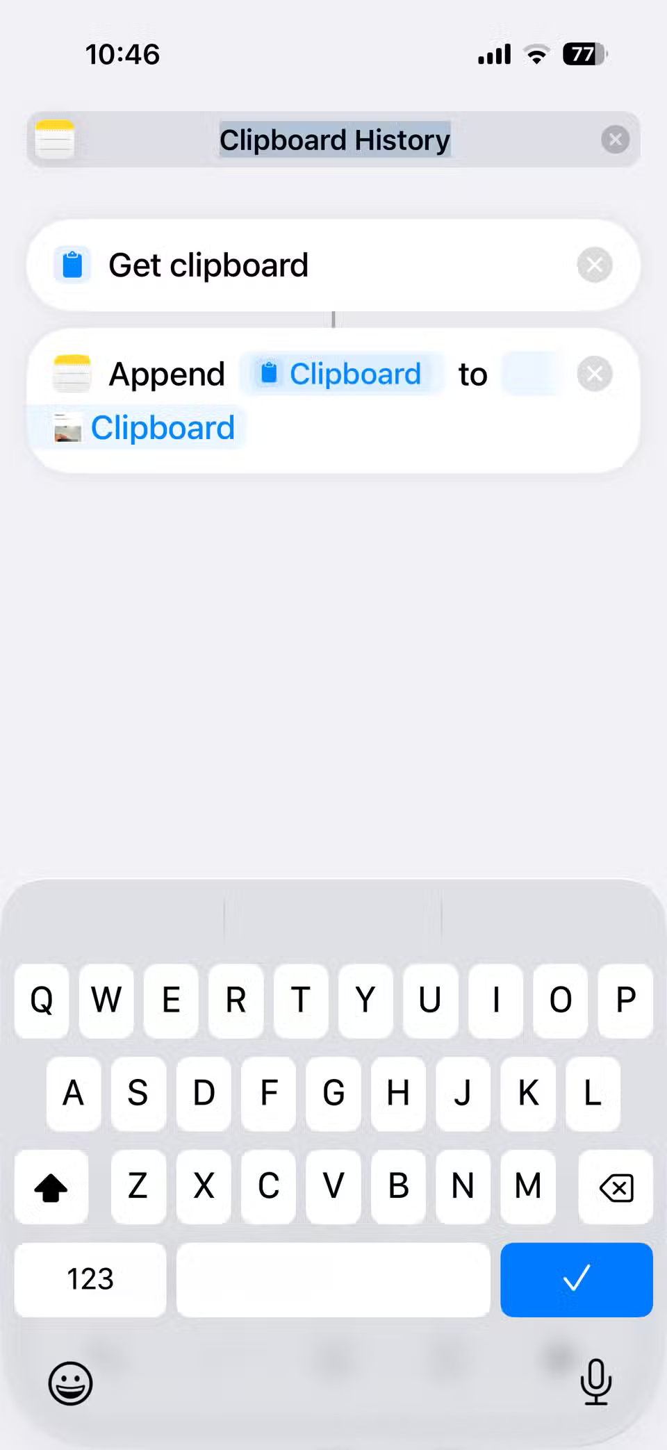 How to Create iPhone Clipboard History with Shortcuts App Picture 4