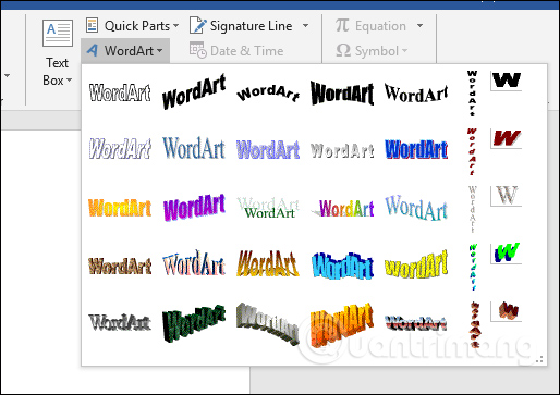 How to create curved fonts on Word - Artistic curved fonts Picture 8
