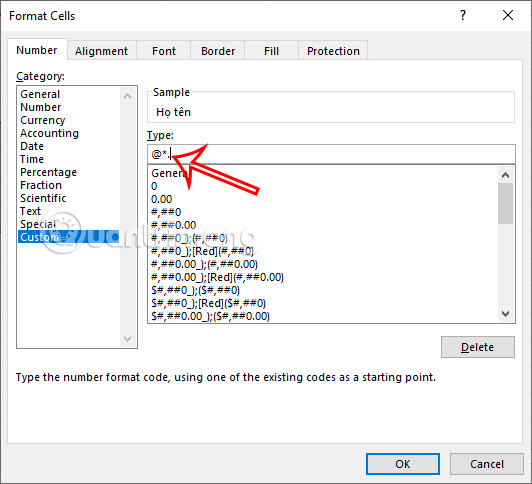 How to create dotted line in Excel Picture 5