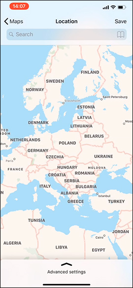 How to create fake location, fake GPS on iPhone - Choose any location Picture 11