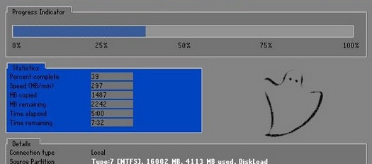 How to create Ghost files on your computer using Norton Ghost Picture 10