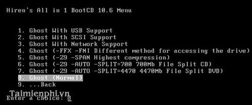 How to create Ghost files on your computer using Norton Ghost Picture 4