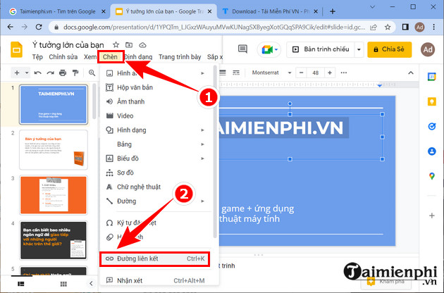 How To Create Google Slides Slide Links - TipsMake.com