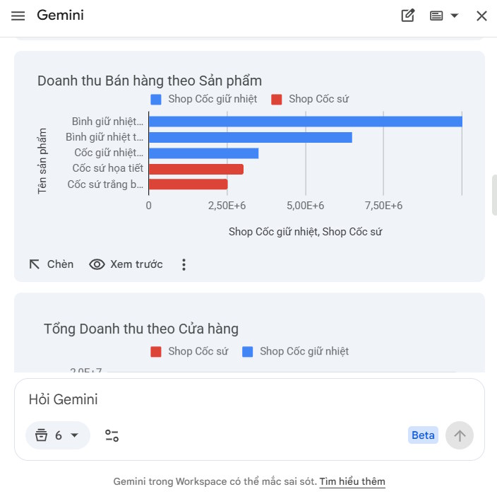 How to create graphs and charts in Google Sheets using Gemini Picture 3